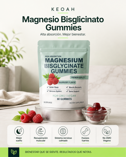 KEOAH Magnesium Gummies™ | Magnesio Bisglicinato