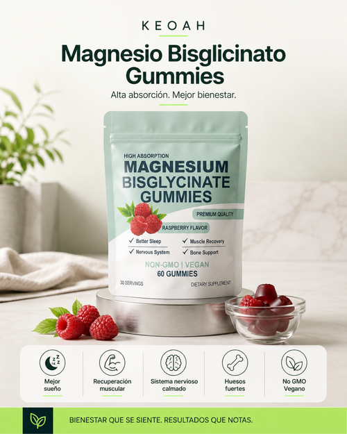 KEOAH Magnesium Gummies™ | Magnesio Bisglicinato