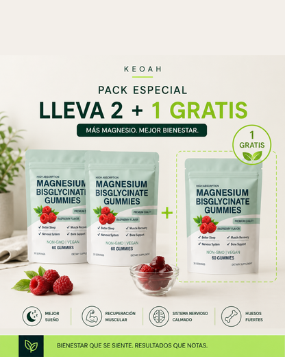 KEOAH Magnesium Gummies™ | Magnesio Bisglicinato