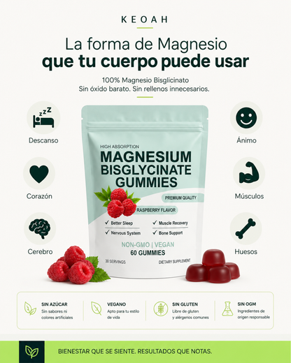 KEOAH Magnesium Gummies™ | Magnesio Bisglicinato