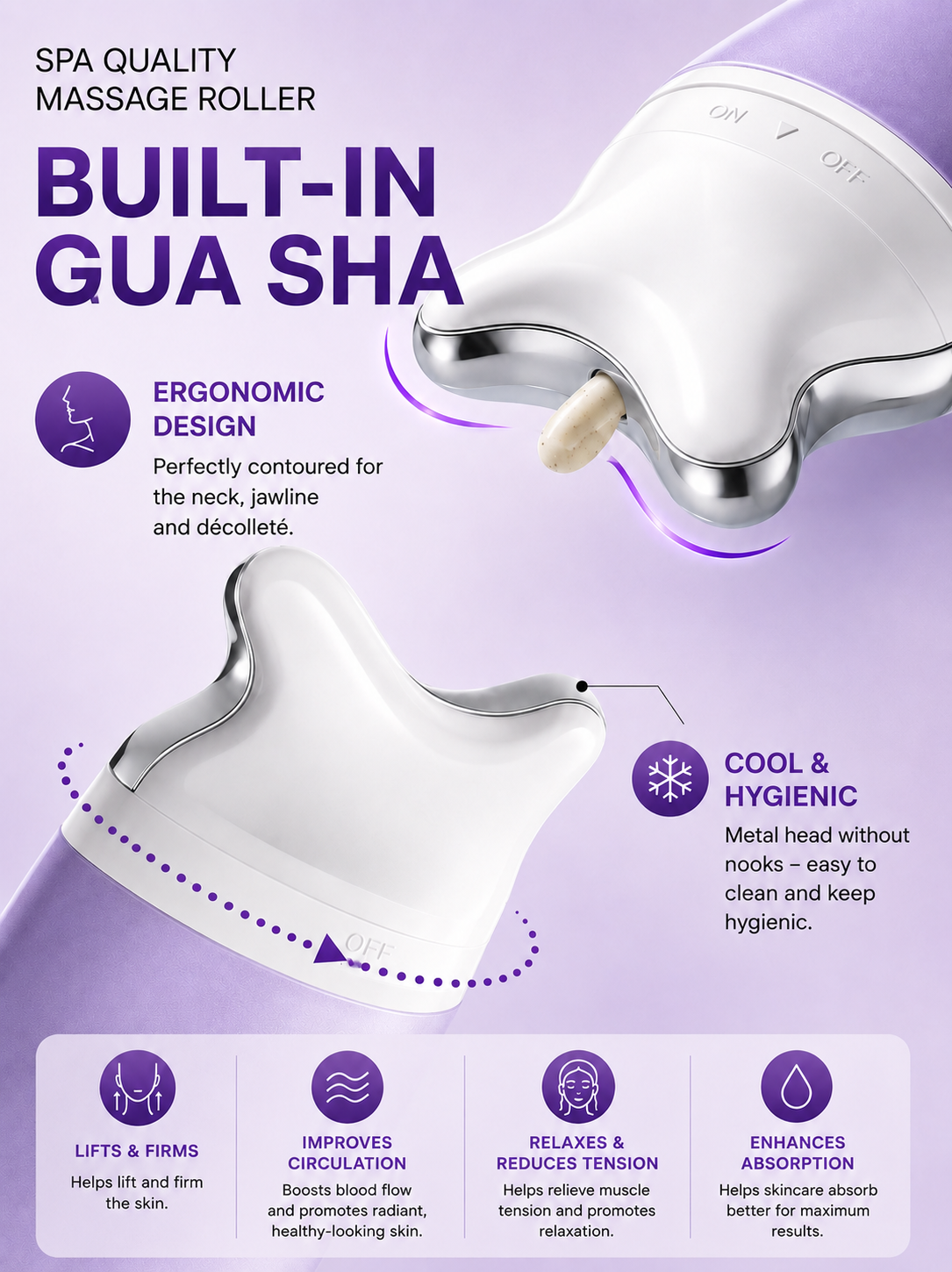 KEOAH SculptRitual™ 2-in-1 Collagen Retinol Gua Sha Cream